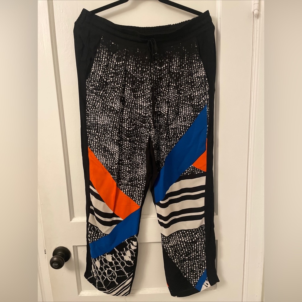 Vintage twelfth street by cynthia vincent Pants - Size large - Multi Geo Print